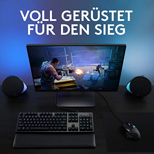 👉 Gaming-Maus mit 25K DPI optischem Sensor – RGB-Beleuchtung, Gewichtstuning, 11 programmierbare Tasten, anpassbare Profile, PC/Mac, Schwarz
