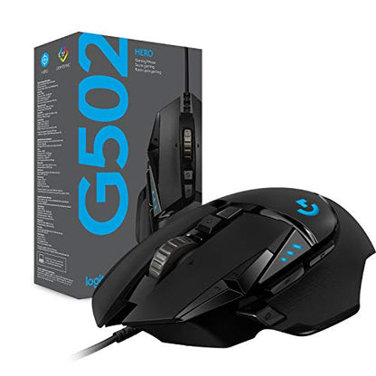 👉 Gaming-Maus mit 25K DPI optischem Sensor – RGB-Beleuchtung, Gewichtstuning, 11 programmierbare Tasten, anpassbare Profile, PC/Mac, Schwarz